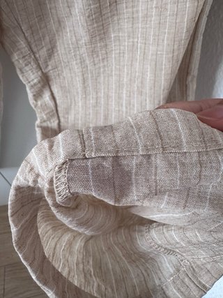 Pantalón rayas beige talla M
