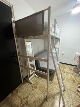 Cama alta 90x200 cm