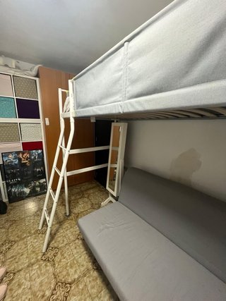 Cama alta 90x200 cm