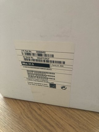 iMac 2011 Apple Plata