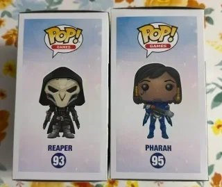 Funko Pop Overwatch Pharah y Reaper