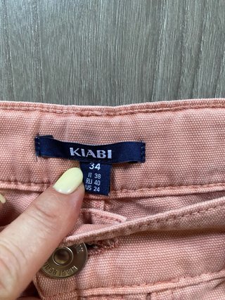 Pantalón cargo rosa mujer