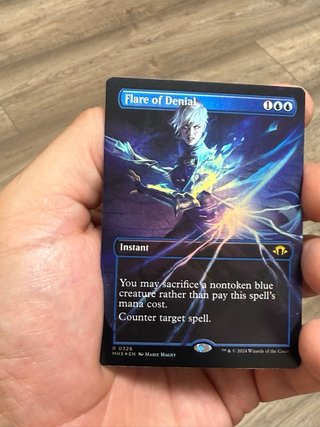 Magic: Flare of Denial FOIL MH3 EN Full art foil