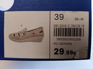 Mocasines beige mujer