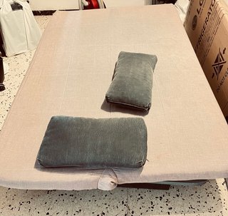 Sofá cama gris