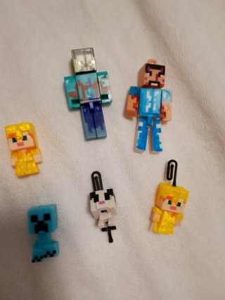 Figuras de juguete Minecraft