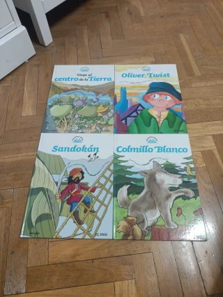 4 libros colección mis primeros clásicos 10 a 13