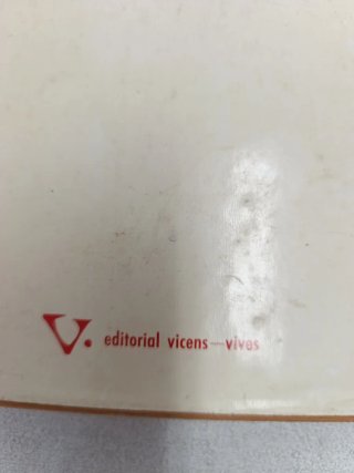Libro antiguo de Estadística, editorial vicens-viv