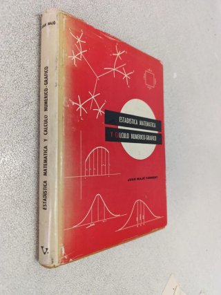 Libro antiguo de Estadística, editorial vicens-viv