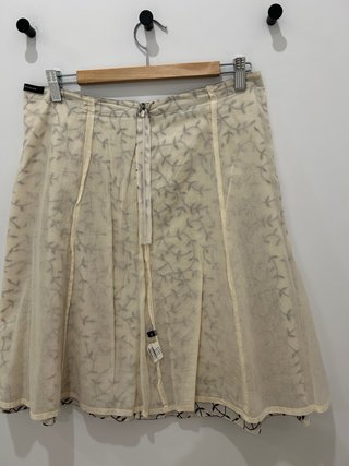 Falda Lanidor Algodón Estampada Talla 38