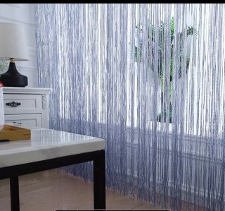 Cortinas de Hilos Plata