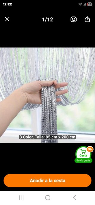 Cortinas de Hilos Plata