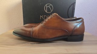 Zapatos de vestir KDOPA piel marrón talla 42