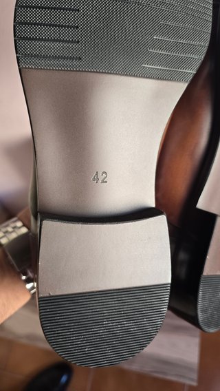 Zapatos de vestir KDOPA piel marrón talla 42