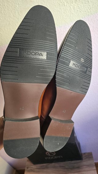Zapatos de vestir KDOPA piel marrón talla 42