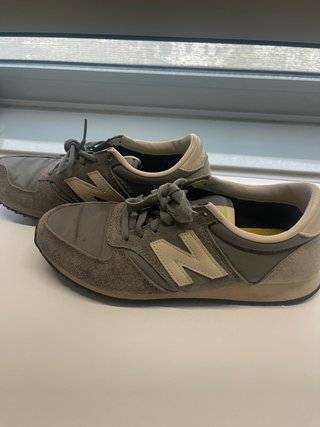 New Balance Beige/Gris Zapatillas Deportivas