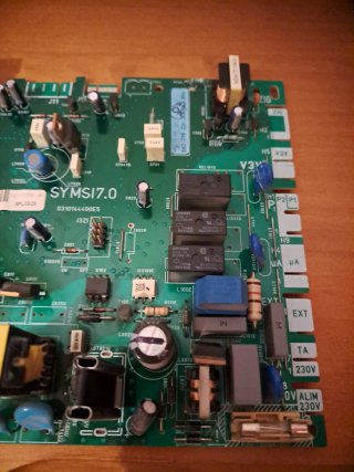 Placa base caldera SAUNIER DUVAL SYMS17.0