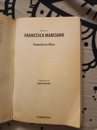 Despertar en África libro