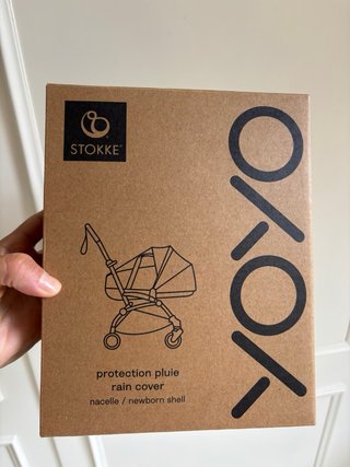 Capazo Bassinet Babyzen Yoyo Negro+Protector lluvi