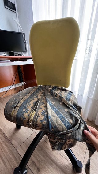 Silla de escritorio giratoria para retapizar