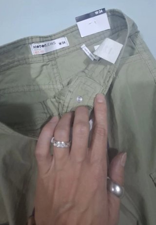 Pantalones cargo KOTON JEANS beige talla M
