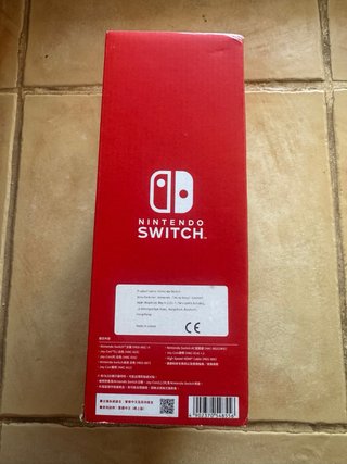 Caja original Nintendo Switch OLED Blanca