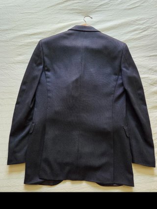 Traje Easy Wear azul marino tejido ojo de perdiz