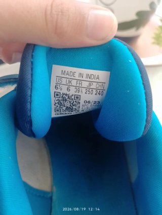 Zapatillas Adidas AltaRun Azul Velcro Talla 39 1/3