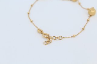 Pulsera Fina Oro 18k Cubos.Ref:043-05-00068.