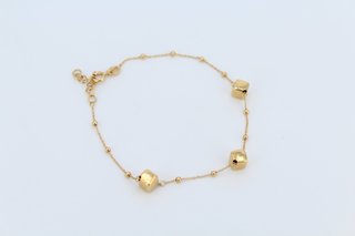 Pulsera Fina Oro 18k Cubos.Ref:043-05-00068.