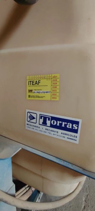 Equipo herbicida Torras 1000L 12m