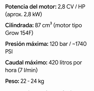 Hidrolavadora a gasolina Karcher