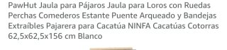 Jaula para loro grande