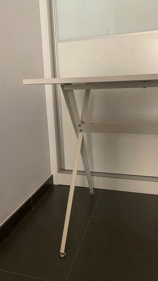 Mesa/escritorio plegable estructura metálica