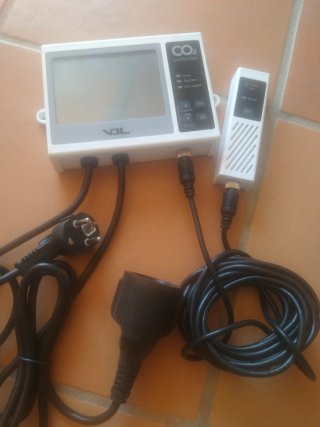 Controlador CO2 con pantalla y sensor