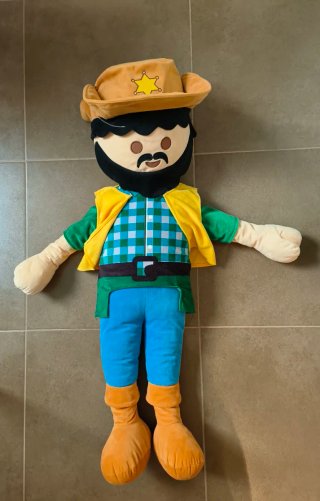 Peluche Gigante Playmobil Sheriff 95cm