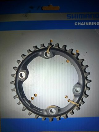 Bielas Shimano XT M8000 175mm con Platos