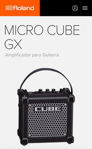 Amplificador Roland Micro Cube GX