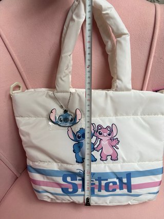 Bolso Disney Stitch Blanco y Rosa