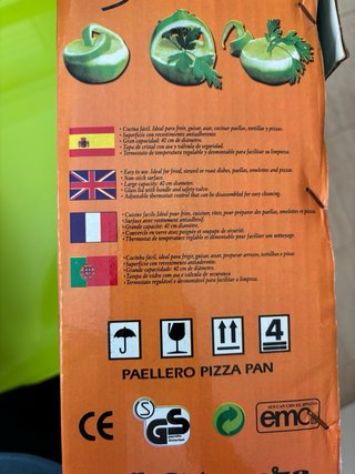 Paellero Pizza Pan Elettrico
