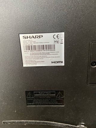 Televisor Sharp 50 Negro