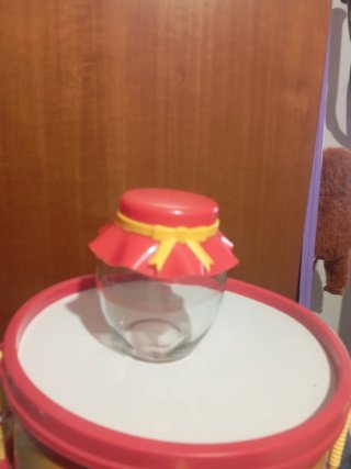 Bote de cristal decorativo