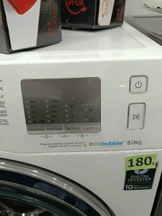 Lavadora Samsung 8kg 1200rpm EcoBubble