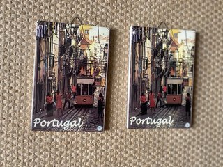 Fotografia em azulejo com elétrico Lisboa