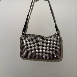 Pochette con strass