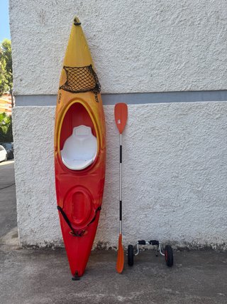 Kayak Solo + Pala + Carrito