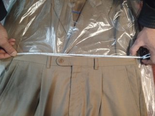 Traje chaqueta beige
