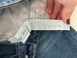 Pantalon corto / jeans vaquero Zara