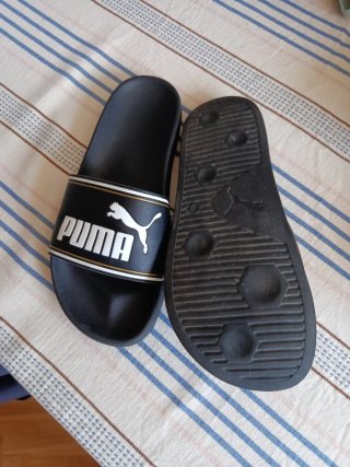 Chanclas Puma Negras Como Nuevas