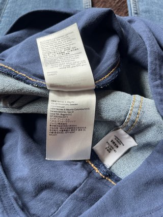 Pantalón vaquero premamá H&M azul Talla S